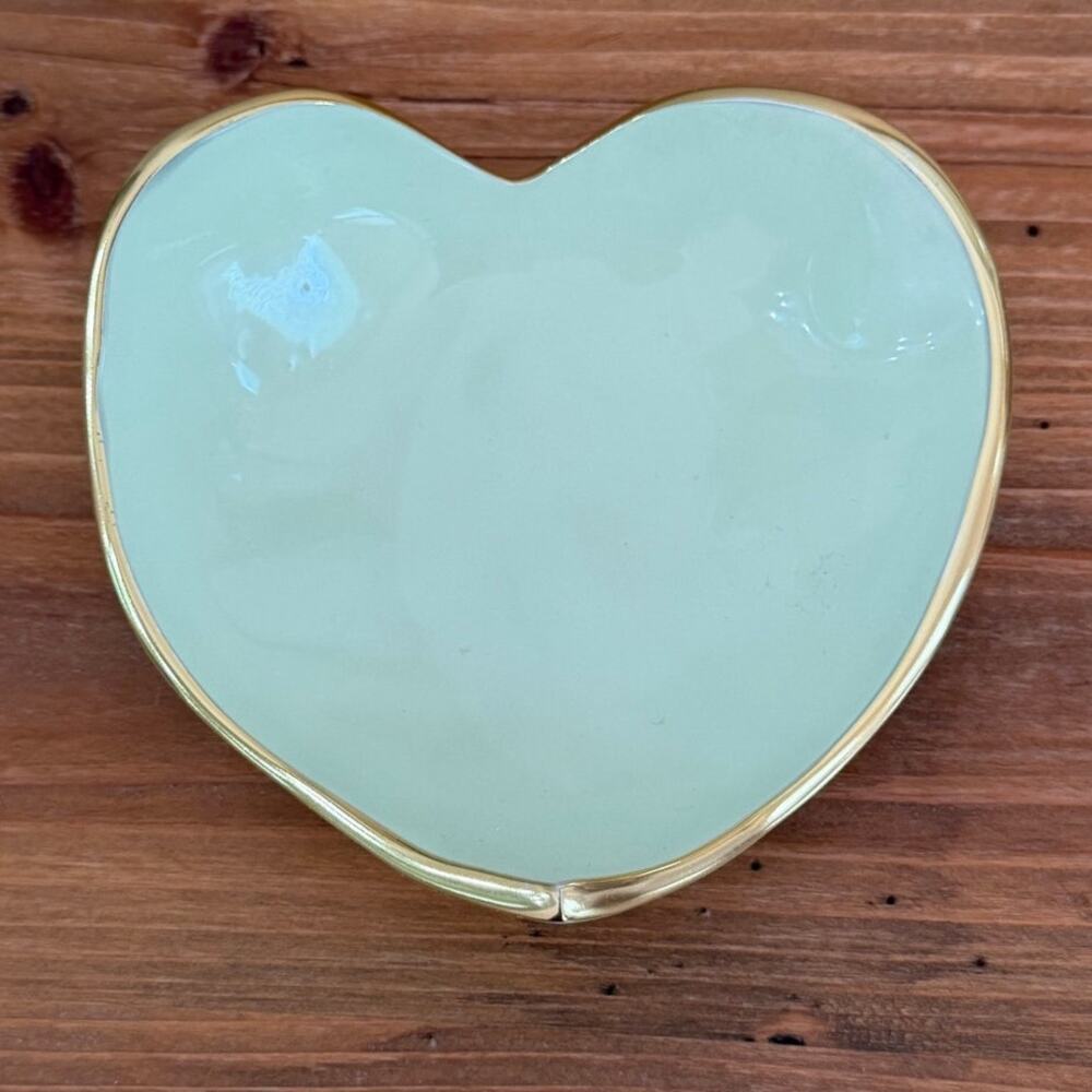 Beatriz Ball - Mini Heart Dish green